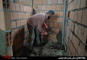 تصاویر/ ساخت پروژههای محرومیت زدایی نوشهر به همت جهادگران بسیجی