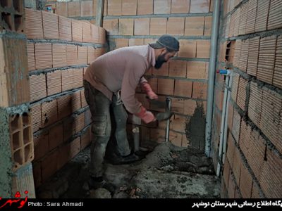 تصاویر/ ساخت پروژههای محرومیت زدایی نوشهر به همت جهادگران بسیجی