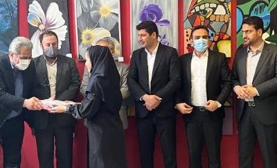 تصاویر/ اختتامیه نمایشگاه گروهی آثار هنرجویان هنرستان غیرانتفاعی نوشهر