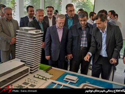 تصاویر/ بازدید وزیر گردشگری، میراث فرهنگی و صنايع دستي از مجتمع گردشگری آراد مارینا نوشهر