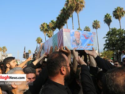 تصاویر/ تشییع شهید «مصطفی تاش موسی» در نوشهر