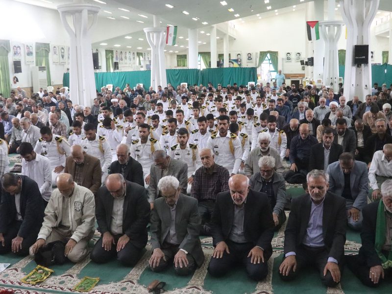 گزارش تصویری آخرین نماز جمعه اردیبهشت ماه در نوشهر