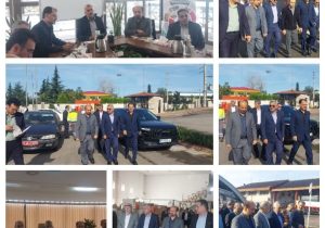 بازدید معاون اقتصادی وزیر امور خارجه از بندر و نیروگاه سیکل ترکیبی نوشهر