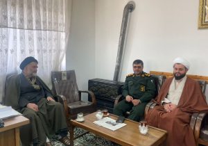 دیدار فرمانده سپاه شهرستان نوشهر با امام جمعه شهرستان نوشهر