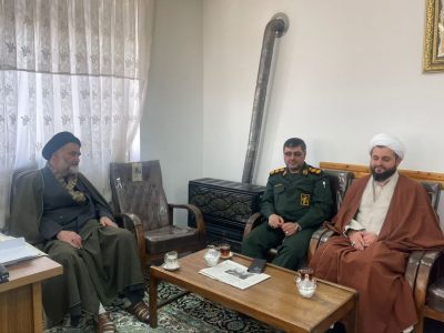 دیدار فرمانده سپاه شهرستان نوشهر با امام جمعه شهرستان نوشهر