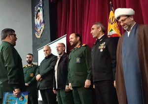 جانشین سپاه کربلا در معارفه فرمانده سپاه نوشهر: باید با تولید محتوا مناسب و انعکاس فعالیت های خوب، امید را در جامعه افزایش دهیم.