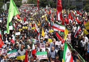 تجمع مردمی مازندرانیها همراه با تشییع شهدای امنیت+فیلم