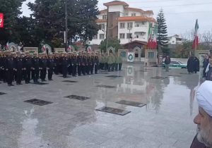 آیین عطرافشانی گلزار شهدای نوشهر برگزار شد