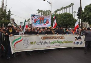 حضور مردم نوشهر در راهپیمایی ۲۲ بهمن