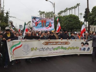 حضور مردم نوشهر در راهپیمایی ۲۲ بهمن